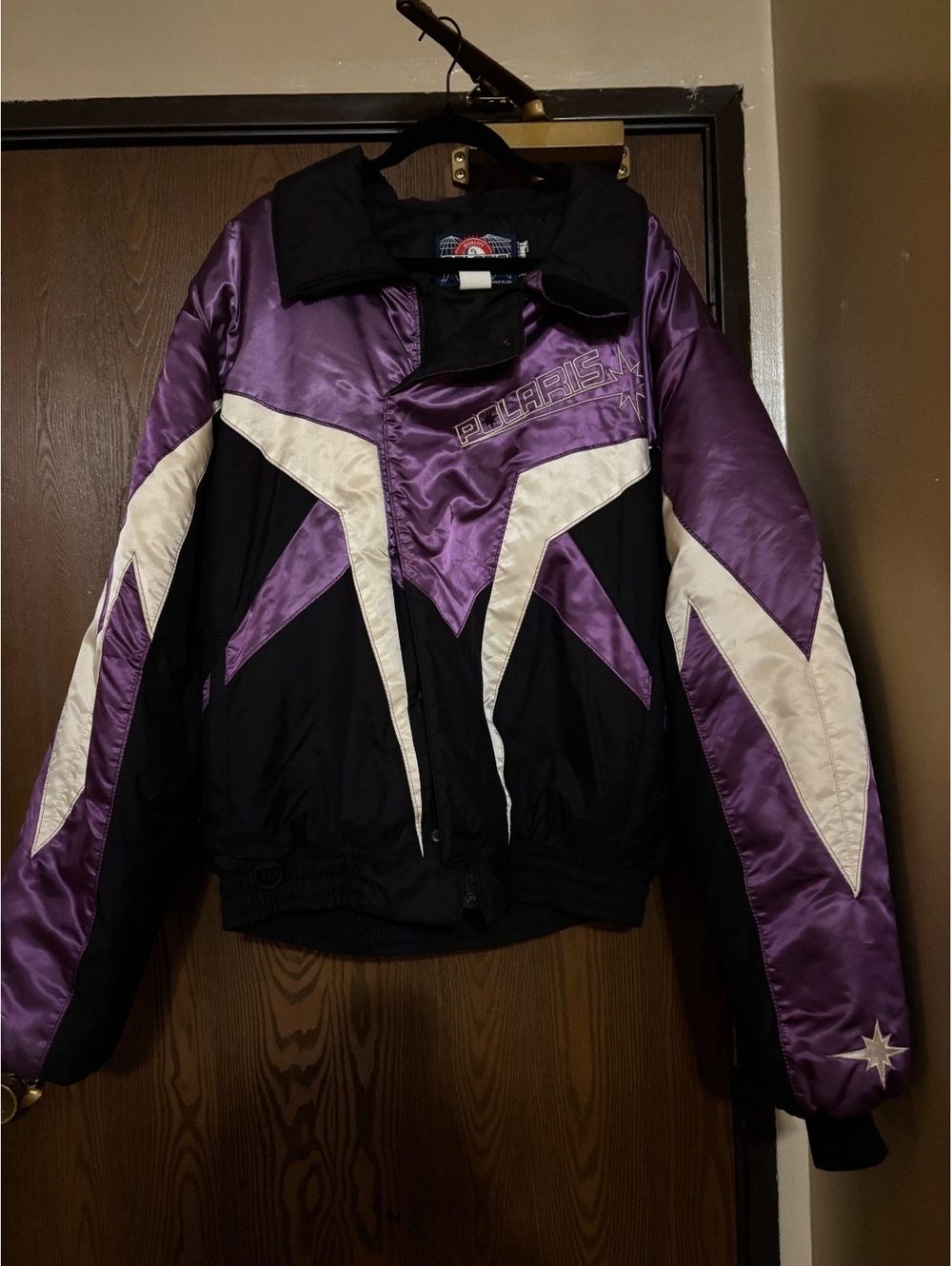 Vintage 1990’s Polaris Snowmobile Puffer Bomber Jacket